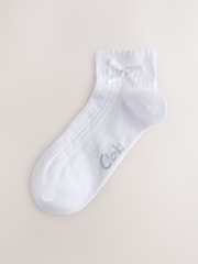 Belo - Clarks Clarks Back to School čarape za trenere sa mašnom 5 paket - Slika 2 od 8