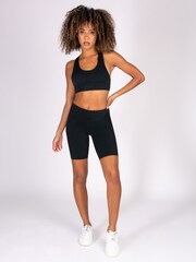 Pineapple Black Super Soft Yoga Panel Bra - Image 4 of 8