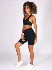 Pineapple Black Super Soft Yoga Panel Bra - Image 7 of 8