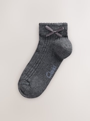 Grey - Clarks Clarks Back to School čarape za trenere sa mašnom 5 paket - Slika 2 od 5