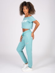 Pineapple Green Skinny Zip Joggers - Image 3 of 5