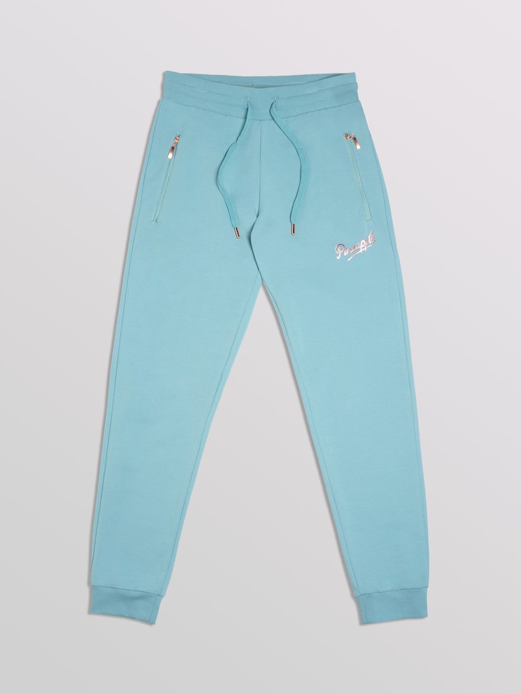 Pineapple Green Skinny Zip Joggers - Image 6 of 6