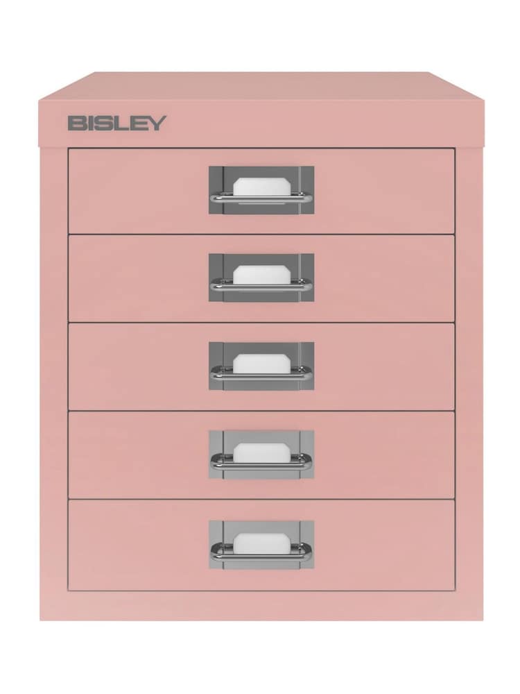 Bisley Palest Pink MultiDrawer A4 Filing Cabinet - Image 2 of 3 Bisley Palest Pink MultiDrawer A4 Filing Cabinet - Image 2 of 3