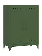 Bisley Olive Green Fern Middle Sideboard Shelves - Image 3 of 3