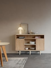 Bisley Chalk Finn Large Open Sideboard - Image 1 of 3