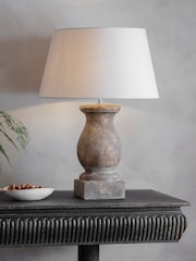 One.World Natural Lockton Urn Table Lamp - Image 1 of 4