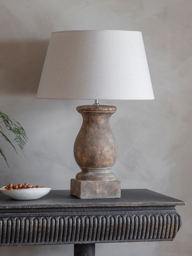 One.World Natural Lockton Urn Table Lamp - Image 2 of 4