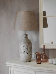 One.World Natural Birkdale Stone Table Lamp - Image 1 of 3