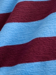 blue/brown Stripe - អាវប៉ូឡូកអាវខ្លីសម្រាប់វាយកូនបាល់ឱប - រូបភាព 7 នៃ 7