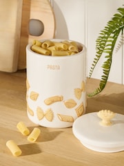 Natural Ceramic Pasta Storage Jar - Image 2 of 4