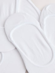 White Low Cut Invisible Footsie Socks 7 Pack - Image 9 of 10