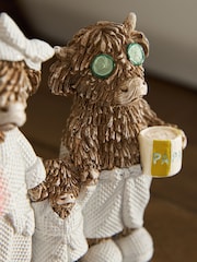 Natural Hamish The Highland Cow Family Bathroom Ornament - Image 2 of 5