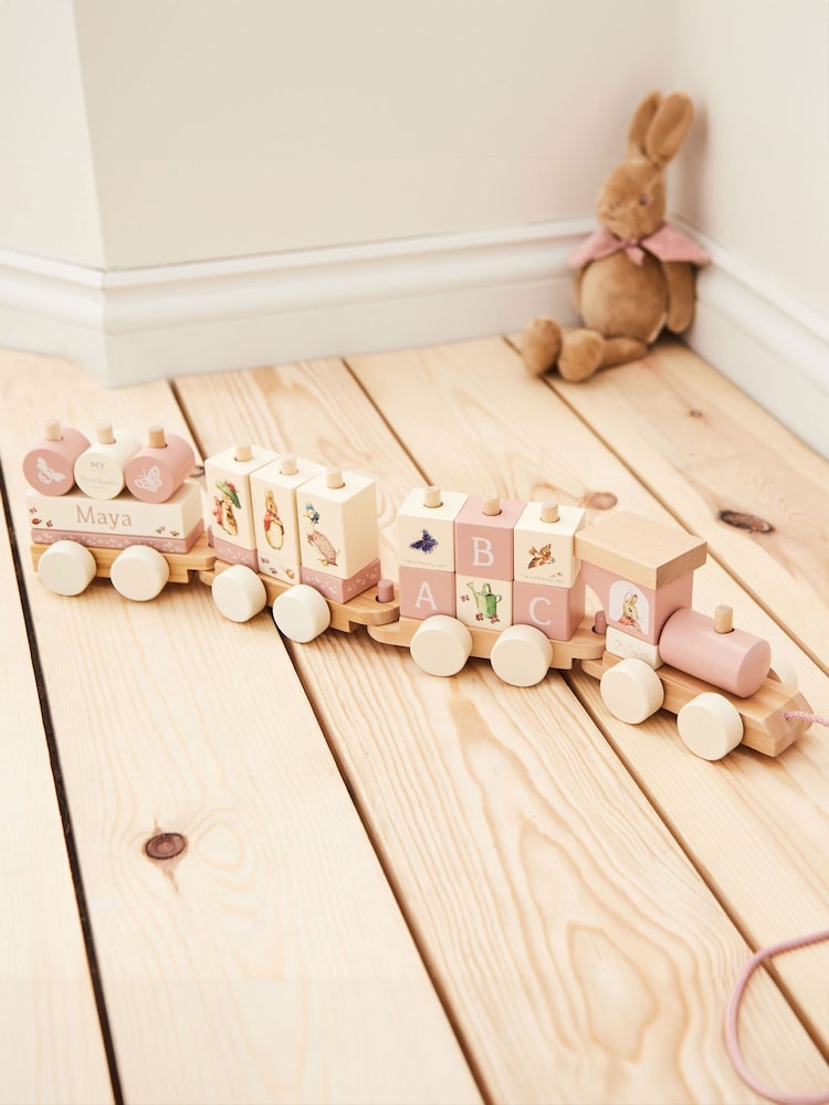 My 1st Years Personalised Flopsy Bunny Pull-Along FSC® Train - Image 1 of 4 My 1st Years Personalised Flopsy Bunny Pull-Along FSC® Train - Image 1 of 4