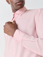 Rosa - BOSS Hank Stretch Shirt - Imagen 4 de 5