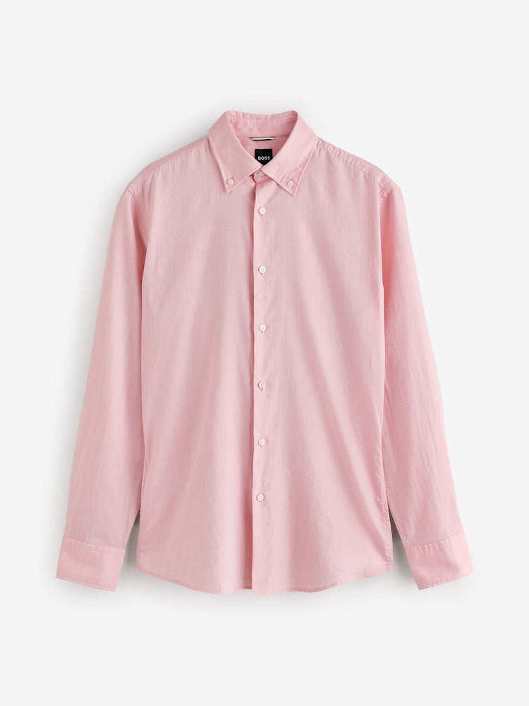 Rosa - BOSS Hank Stretch Shirt - Imagen 5 de 5