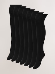 Black 7 Pack 100 Denier Opaque Tights - Image 1 of 2