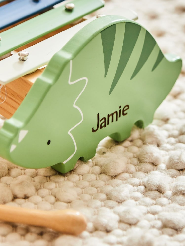 My 1st Years Personalised Dinosaur FSC® Xylophone - Image 2 of 3 My 1st Years Personalised Dinosaur FSC® Xylophone - Image 2 of 3