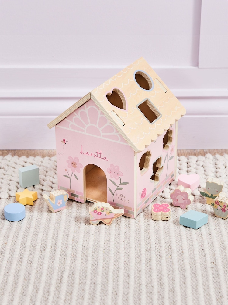 My 1st Years Personalised Greenhouse FSC® Shape Sorter - Image 1 of 3