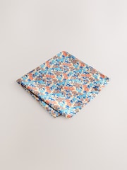 أصفر زهور - ورابطة عنق ومنديل جيب - Image 2 of 4