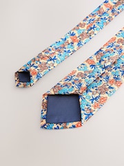 أصفر زهور - ورابطة عنق ومنديل جيب - Image 4 of 4