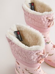 Pink Fairy Thinsulate Lined Cuff Wellies - Image 4 of 6