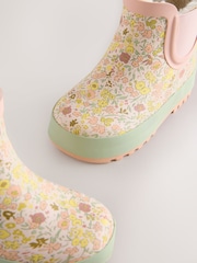 Sage Green Floral Chelsea Wellies - Image 3 of 5