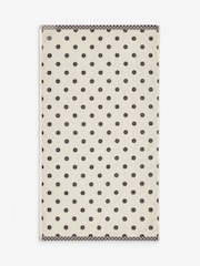 Grey/Ecru Polka Pot Towel - Image 1 of 1