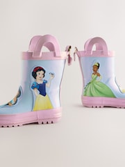 أزرق/وردي - Disney Princess Handle Wellies - Image 3 of 6