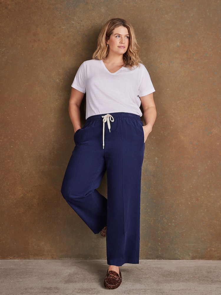 Live Unlimited Blue Baby Cord Trousers - Image 1 of 7
