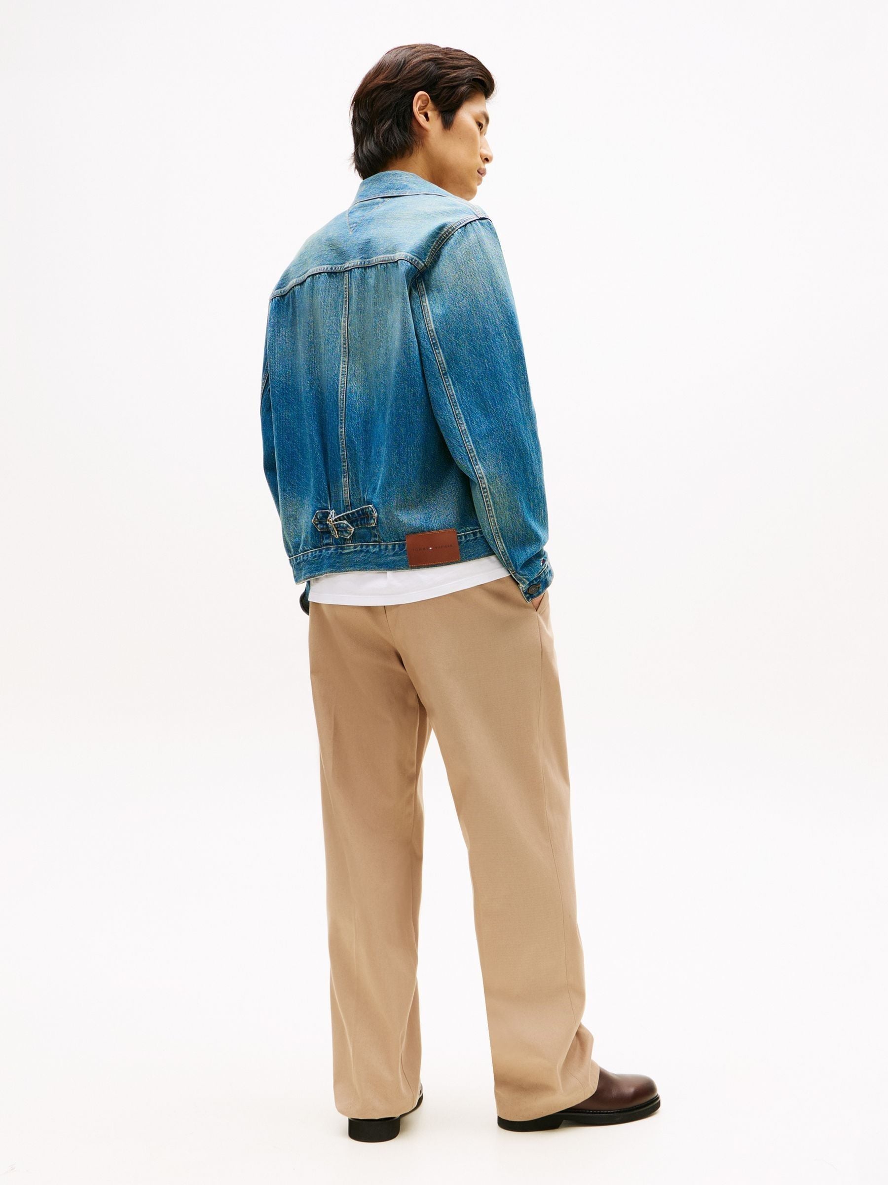 Buy Tommy Hilfiger Blue Cinch Back Denim Trucker Jacket from Next USA