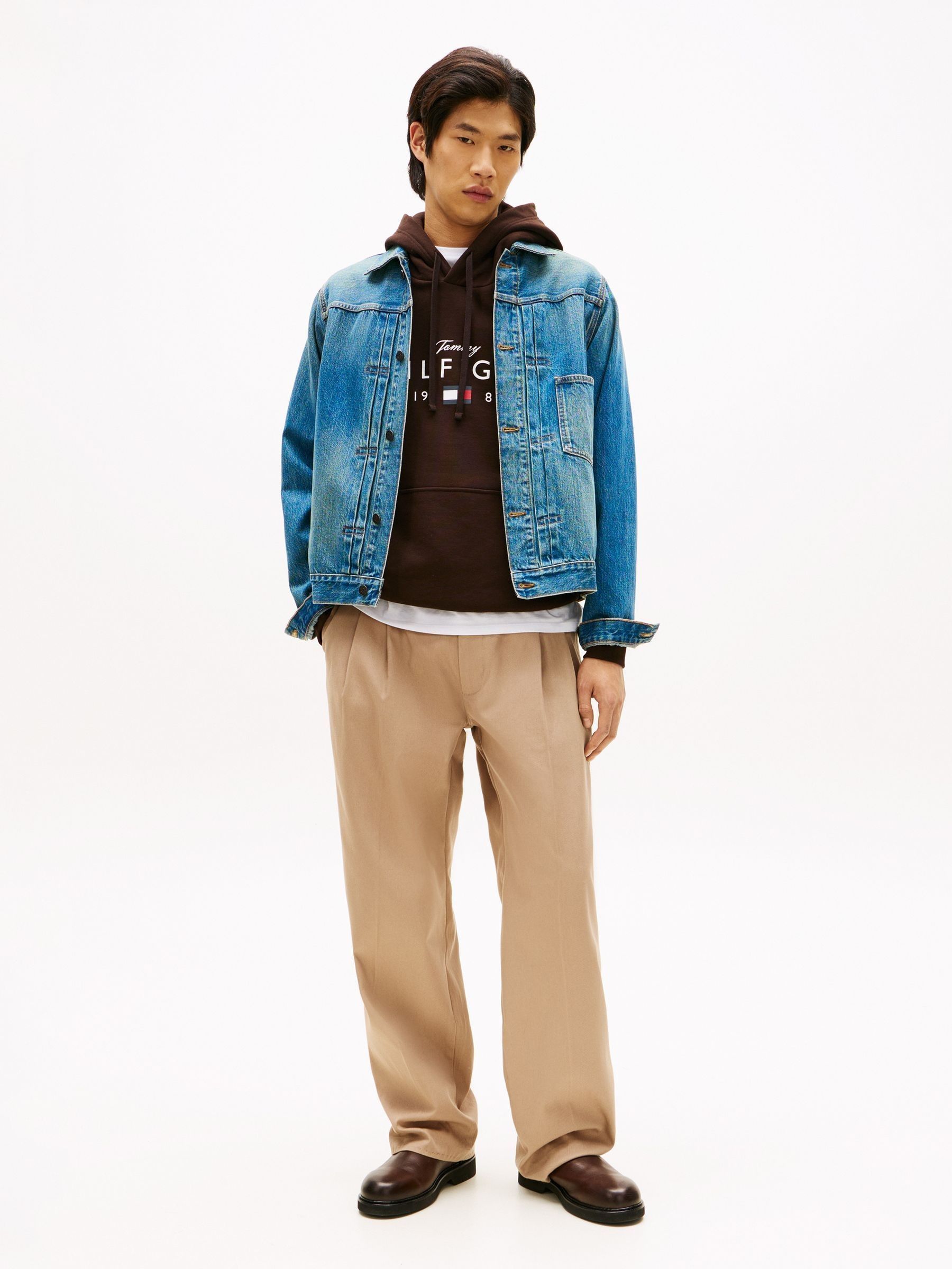 Buy Tommy Hilfiger Blue Cinch Back Denim Trucker Jacket from Next USA