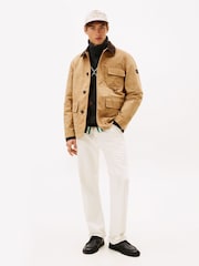 Tommy Hilfiger Natural Relaxed Waxed Barn Jacket - Image 3 of 7