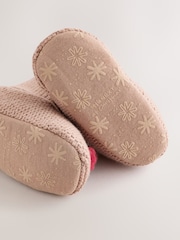 Brown Reindeer Baby Sock Top Boots (0-18mths) - Image 3 of 5