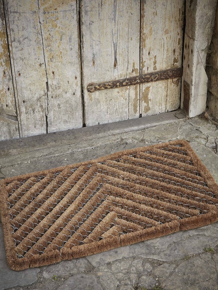 Garden Trading Natural Wire Scraper Doormat - Image 1 of 2 Garden Trading Natural Wire Scraper Doormat - Image 1 of 2