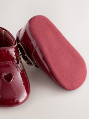 Burgundy Red Baby T-Bar Shoes (0-18mths) - Image 5 of 9