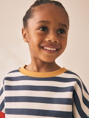 Hotch Potch Stripe Printed Crew Neck Sweat Top (3mths-7yrs) - Image 4 of 4