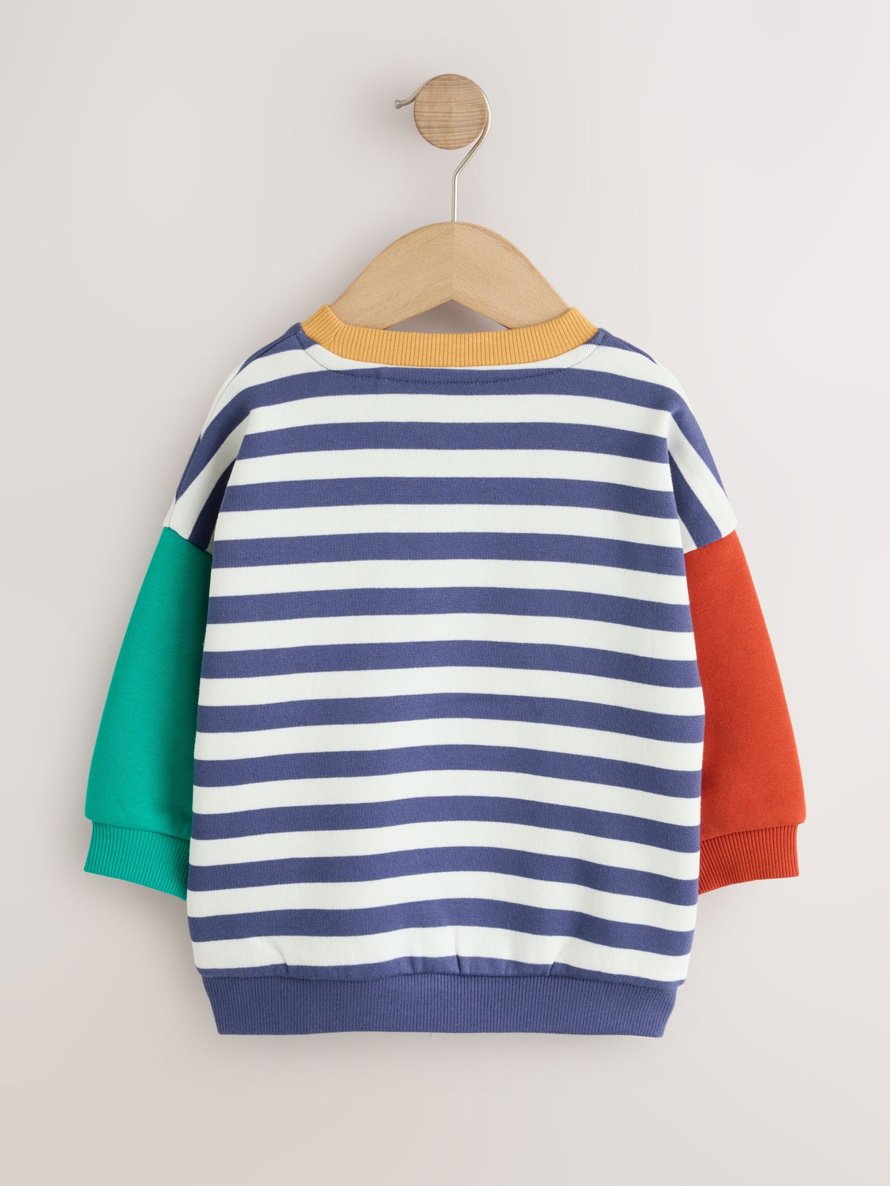 Buy Hotch Potch Stripe Stripe Crew Neck Sweat Top (3mths-7yrs