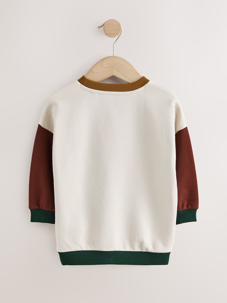 Voiture color block - Sweat imprimé Col rond (3mois-7ans) - Image 2 de 4