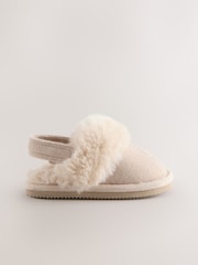 Tan/Brown Mule Slippers (0-24mths) - Image 2 of 5