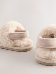 Tan/Brown Mule Slippers (0-24mths) - Image 4 of 5