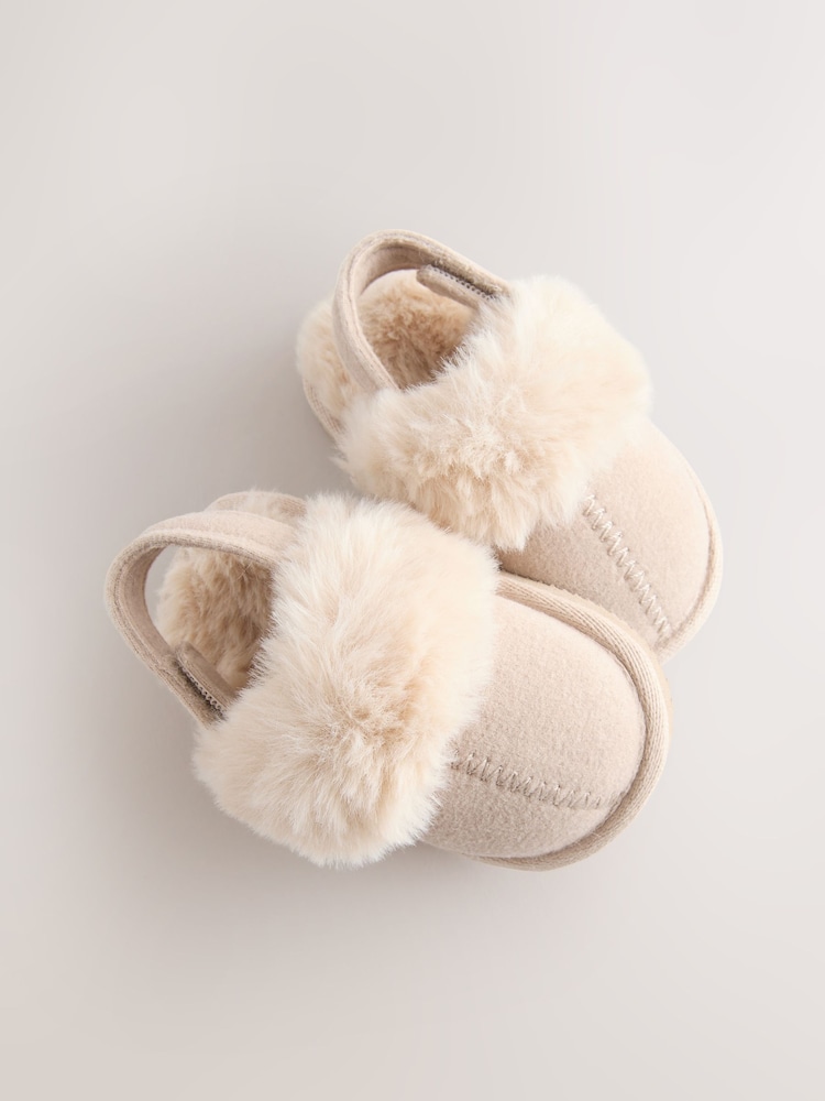 Tan/Brown Mule Slippers (0-24mths) - Image 5 of 5