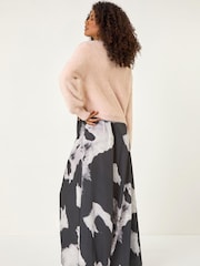Roman Pink Fluffy Long Sleeve Knit Jumper - Image 3 of 5