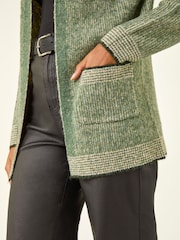 Roman Green Soft Knit Pocket Cardigan - Image 5 of 5