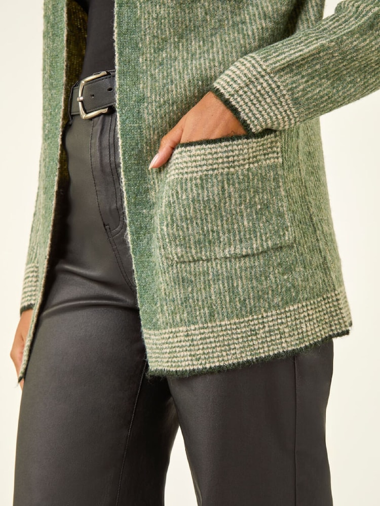 Roman Green Soft Knit Pocket Cardigan - Image 5 of 5