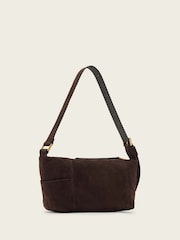 AllSaints Brown Vega Suede Shoulder Bag - Image 3 of 5