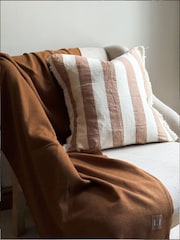 Ellenvale Interiors Rust Esmee Stripe Cushion Cover - Image 2 of 4