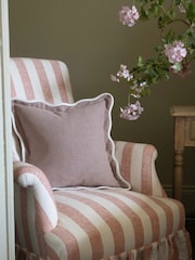 Ellenvale Interiors Pink Chloe Scalloped Edge Cushion Cover - Image 2 of 6