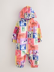 Multi Animals Waterproof Printed Puddlesuit (3mths-7yrs) - Image 1 of 5