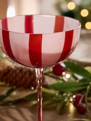 Set of 2 Stripe Cocktail Glasses - 圖片 2，共 3
