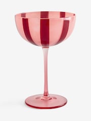 Set of 2 Stripe Cocktail Glasses - 圖片 3，共 3